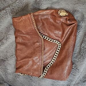 Supple Buttery Brown Vintage Chain Strap JUICY bag